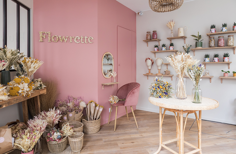 Flowrette, spécialiste des fleurs séchées, s'installe dans le 14e  arrondissement - GIE Paris Commerces